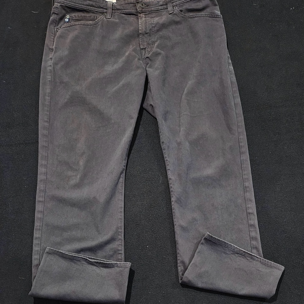 AG Adriano Goldschmied The Protege Straight Leg Black Chino 36x34‎